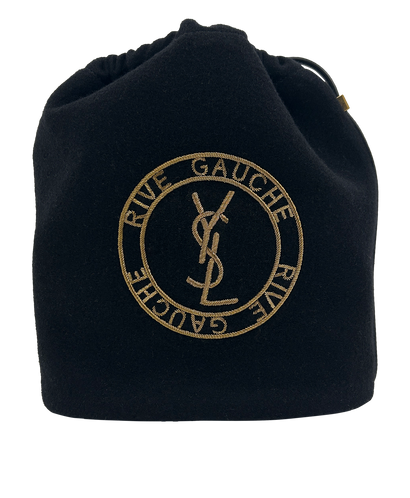 Rive Gauche Bucket con Pochette, 820&euro;, Bolso, Negro, Animal - Piel, Vista frontal